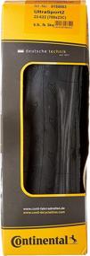 img 2 attached to 🚴 Continental Ultra Sport II - Folding Road Bike Tire, PureGrip Compound (23c, 25c, 28c, 32c)