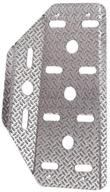 sparco 03780an embossed silver pedal logo