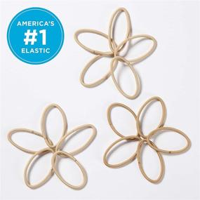 img 2 attached to Goody Ouchless Women's Braided Hair Ties, Blondes, 4MM for Medium Hair, Pack of 32