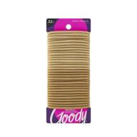 goody ouchless women's braided hair ties, blondes, 4mm for medium hair, pack of 32 logo