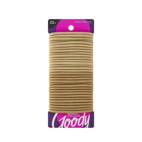 img 4 attached to Goody Ouchless Women's Braided Hair Ties, Blondes, 4MM for Medium Hair, Pack of 32