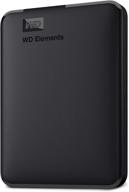 💽 wd 2tb elements portable external hard drive - usb 3.0, pc/mac/ps4/xbox compatible - wdbu6y0020bbk-wesn logo