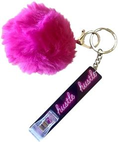 img 2 attached to Men's Credit Puller & Acrylic Grabber Keychain - Optimize Your Search!