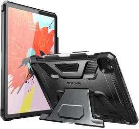 img 4 attached to 🦄 SUPCASE Unicorn Beetle Series Case for iPad Pro 11 (2021/2020) with Built-in Apple Pencil Holder | Full-Body Kickstand | Rugged Protective Case for iPad Pro 11 3rd/2nd Generation (Black)