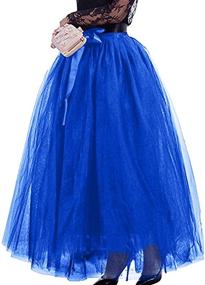 img 1 attached to 💃 Stunning 928 Line Tulle Wedding Skirt: Elegant Women's Clothing for the Special Day