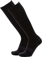 🧦 copper fit energy moisturizing knee high compression socks: unisex adult support for active lifestyles логотип