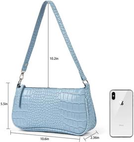 img 3 attached to BABABA Shoulderbag Handbag，Zipper Open，Close Suitable Women's Handbags & Wallets for Top-Handle Bags