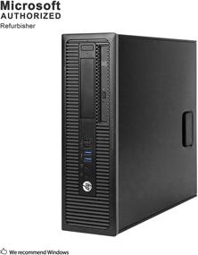 img 3 attached to 💻 High Performance HP EliteDesk 800 G1 Small Form Desktop Tower PC with Intel Quad Core i5-4570, 16GB RAM, 240GB SSD, Win 10 Pro - Renewed; Dual Monitor Support, HDMI & VGA, Wifi