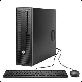 img 4 attached to 💻 High Performance HP EliteDesk 800 G1 Small Form Desktop Tower PC with Intel Quad Core i5-4570, 16GB RAM, 240GB SSD, Win 10 Pro - Renewed; Dual Monitor Support, HDMI & VGA, Wifi