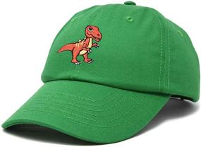 img 1 attached to 🧢 DALIX T-Rex Dinosaur Baseball Accessories for Boys: Hats and Caps