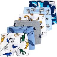auranso boys' dinosaur multicolored briefs: comfortable underwear for kids logo