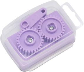 img 2 attached to 🌈 Cuziss Purple Hand-Operated Quilling Crimper with Paper Slip Wave Shape Making Tool - DIY Crafting Tool with Little Storage Case