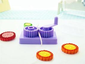 img 1 attached to 🌈 Cuziss Purple Hand-Operated Quilling Crimper with Paper Slip Wave Shape Making Tool - DIY Crafting Tool with Little Storage Case