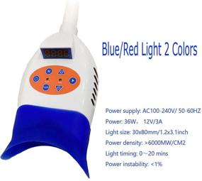 img 3 attached to 🦷 Fencia Teeth Whitening Light: Professional Mobile Dental LED Whitening Lamp for Effective Tooth Whitening and Oral Care - Blue/Red Light System