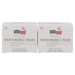 img 2 attached to ✨ Sebamed Moisturizing Face Cream: Dermatologist Recommended for Sensitive Skin with Vitamin E (2.6 fl oz / 75mL) - 2-Pack