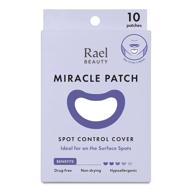🌟 rael acne pimple healing patch - large spot control cover: long size, extra coverage (10 count) logo
