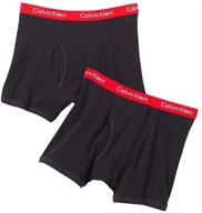 👦 calvin klein boys' clothing - 2 pack of stretch heather garments logo