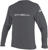 👕 o'neill basic skins upf 50+ long sleeve sun shirt for men by o'neill wetsuits logo