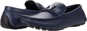 img 1 attached to 👞 Classic and Stylish: GUESS Men's Driving Style Loafer in Black for Sophisticated Looks