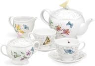 🦋 elegant lenox butterfly meadow 8 piece service set: beautiful and practical tableware логотип