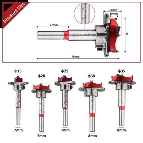 img 3 attached to HPHOPE Forstner с регулируемым позиционированием Woodworking