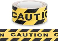 🚧 high visibility printed caution warning adhesive for outdoor use logo