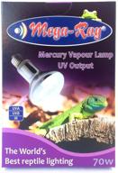 💡 mega-ray mercury vapor bulb - 70w: unmatched uv output in the smallest form factor logo