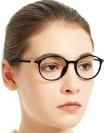 occi chiari women's reading glasses with clear frame - available in various strengths (0, 1.0, 1.5, 2.0, 2.5, 3.0, 3.5) logo