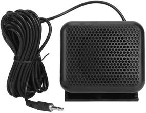 img 4 attached to 🔊 Enhance Your Communication: CB External Speaker Rectangular Mini NSP-100 - Perfect Fit for Yaesu FT-847 FT-920 FT-950 FT-2000