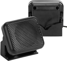 img 1 attached to 🔊 Enhance Your Communication: CB External Speaker Rectangular Mini NSP-100 - Perfect Fit for Yaesu FT-847 FT-920 FT-950 FT-2000