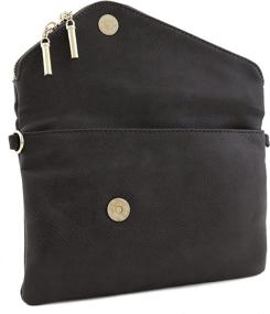img 2 attached to 👜 Versatile Envelope Wristlet Clutch Crossbody Bag: Chic Style with a Chain Strap