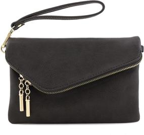img 3 attached to 👜 Versatile Envelope Wristlet Clutch Crossbody Bag: Chic Style with a Chain Strap