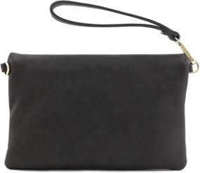 img 1 attached to 👜 Versatile Envelope Wristlet Clutch Crossbody Bag: Chic Style with a Chain Strap