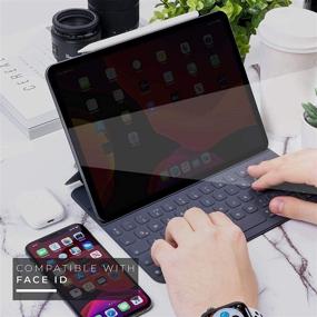 img 3 attached to 📱 ZOEGAA Compatible Anti Spy Anti Glare Tablet Accessories with Removable Release