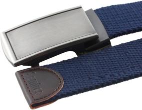 img 2 attached to Moonsix Canvas Belts Casual Military Men's Accessories