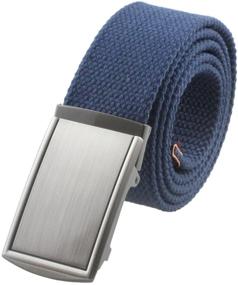 img 4 attached to Moonsix Canvas Belts Casual Military Men's Accessories