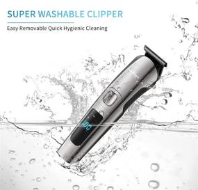 img 3 attached to 🧔 Boskinwang 11-in-1 Men's Grooming Kit with Beard Trimmer, Hair Clipper, Nose Trimmer, Electric Clippers, and More