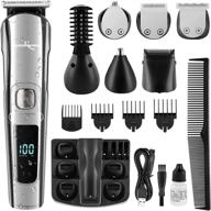 🧔 boskinwang 11-in-1 men's grooming kit with beard trimmer, hair clipper, nose trimmer, electric clippers, and more logo