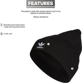 img 3 attached to Stylish adidas Originals Rib Beanie for Women: A Fashionable Choice