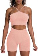 🏃 top-notch hyz women's seamless workout outfits for running: jumpsuits, rompers & overalls logo