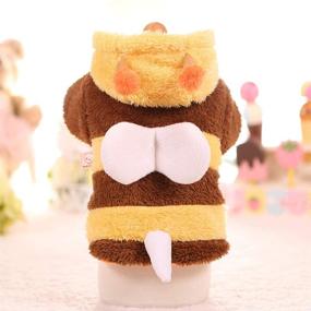 img 4 attached to 🐝 Cuteness Overload: Meihejia Bee Small Dog Costume - Funny Puppy Clothes & Cat Sweater