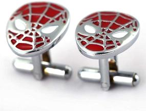 img 1 attached to 🕷️ Spider Man Men's Cufflinks - Perfect Gift for Fans