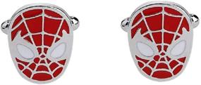 img 2 attached to 🕷️ Spider Man Men's Cufflinks - Perfect Gift for Fans