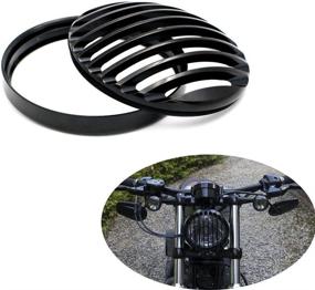 img 4 attached to Черная металлическая решетка фары CISUNG для Harley Davidson Sportster XL 883 1200 X48 - Улучшенный SEO