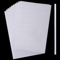 🎨 500 pieces double sided foam sticky strips - ideal for shaker cards, scrapbooking & office supplies (5.9 inch) logo