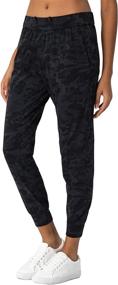 img 4 attached to 👖 Stylish and Comfortable AJISAI Women's Joggers: Versatile Drawstring Running Sweatpants with Pockets Lounge Wear