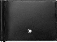 montblanc wallet money black 118295 logo