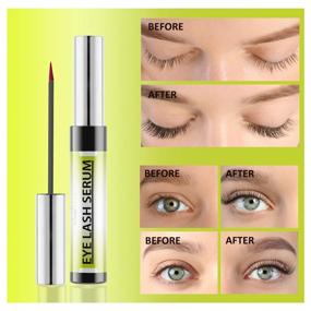 img 1 attached to 💦 Swiss Botany Water-Based Eyelash Growth Serum with Root-Boosting Formula - No Skin Discoloration/Darkening - Includes Applicator - Effective False Eyelash Eliminator