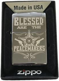 img 4 attached to Zippo Custom Lighter Blessed Peacemakers