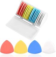 🧵 professional tailor's chalk set: 20 triangle chalks for sewing, tailoring, quilting, crafting – accessories and tools logo